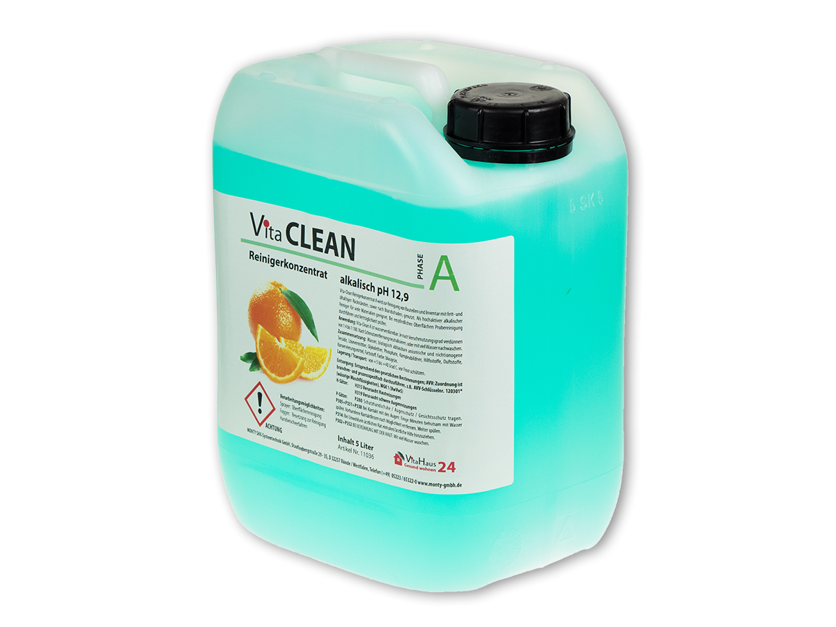Vita Clean A - 5 Ltr.-Kanister - Alkalischer Reiniger