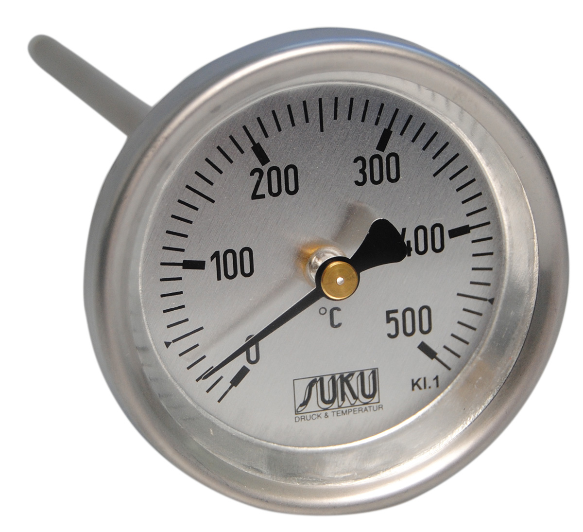 Einsteckthermometer  0 - 500 Grad C aus Edelstahl